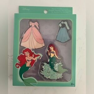 Disney Loungefly Ariel Magnetic Paper Doll Pin Set – NIB